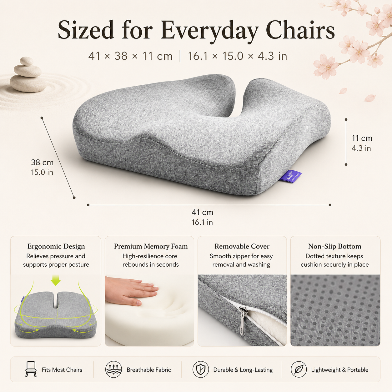 Honekawa™ Comfort Seat Cushion
