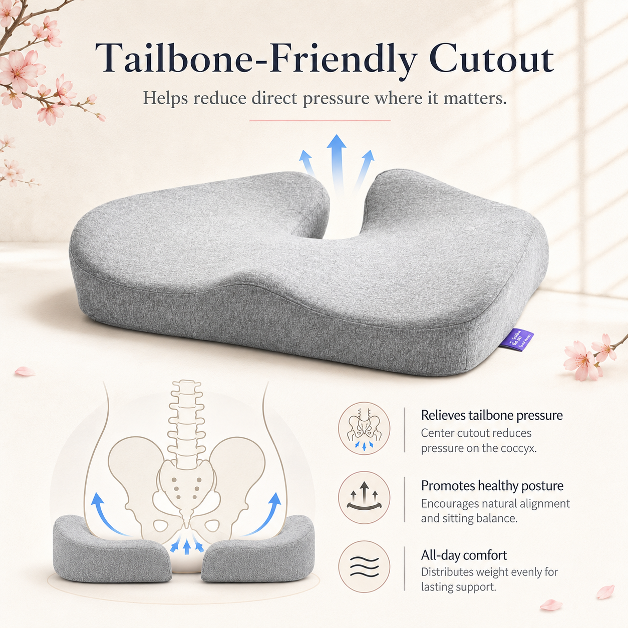 Honekawa™ Comfort Seat Cushion